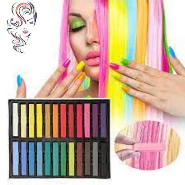 24 bandes colorant pour cheveux